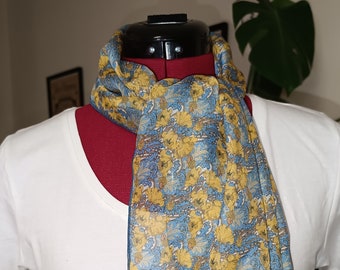 Liberty print silk chiffon scarf or snood from the Clementina collection