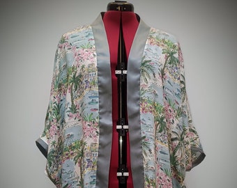 Liberty Cape Vista viscose kimono