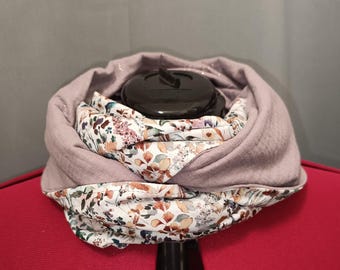 Liberty Felda double snood and double glittery gauze