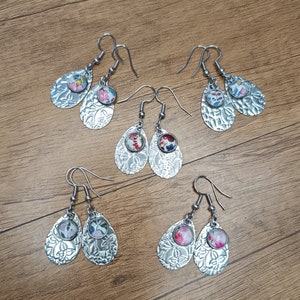 Orecchini Liberty Fleurettes personalizzabili