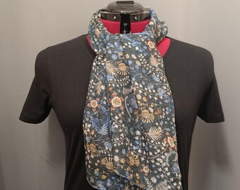 Liberty silk muslin scarf or snood