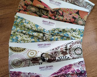 Liberty jersey headband, limited edition, rare English imports! Adult and child sizes