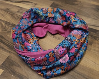 Double Snood Liberty Ciara and soft flannel