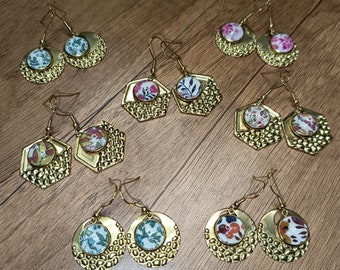 Liberty fancy earrings, 7 different models