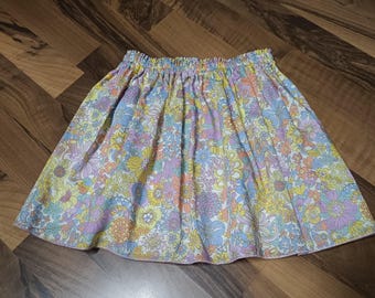 Liberty Rainbow Garden girls skirt