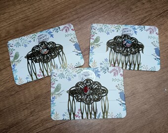 Liberty limited edition decorative bun hairstyle comb