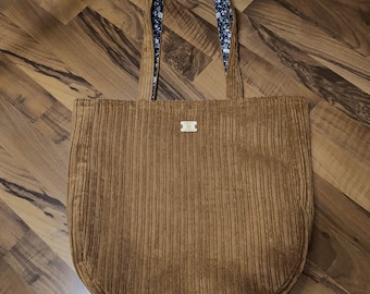 Customizable corduroy and Liberty bag