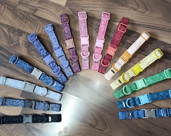 Liberty the Wiltshire Shadow Rainbow collection dog collar