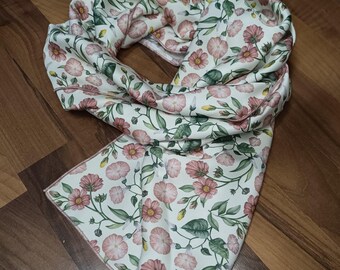 Liberty of London silk and viscose floral scarf