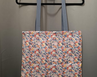 Liberty Claire Aude tote bag, large cotton canvas bag
