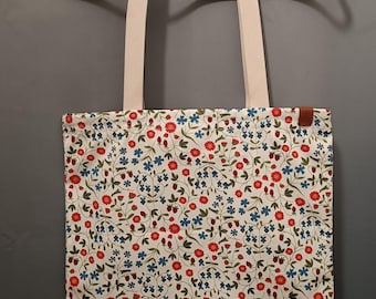 Liberty Little Mirabelle tote bag, large cotton canvas bag