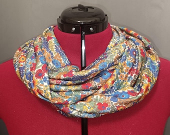 Liberty cashmere and wool Margaret Annie infinity scarf snood