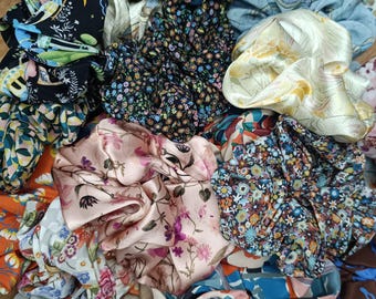 Maxi Liberty silk scrunchie, limited edition, new models!