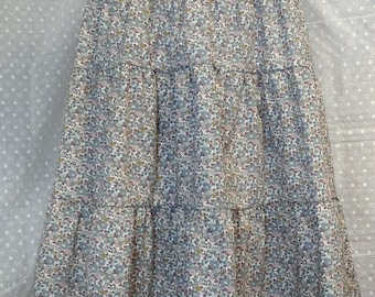 Wide boho Liberty skirt, customizable and made to measure