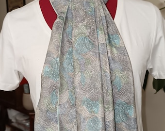 Liberty Luna silk crepe scarf or snood