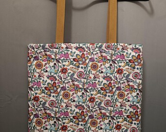Liberty Mythical Forest tote bag, large cotton canvas bag