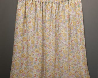Betsy yellow viscose women's skirt