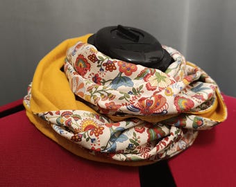 Liberty Mabelle New Delhi double snood and double gauze