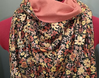 Maxi scarf in Liberty Dreams of Summer print and super soft flannel
