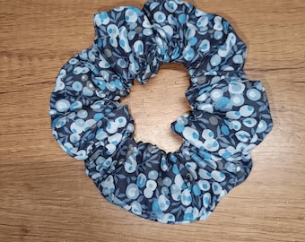 Liberty Wiltshire midnight blue scrunchie