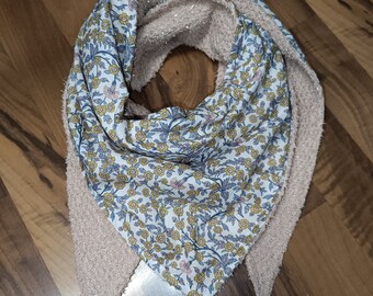 Liberty Empress honey and fancy sequined knit children's scarf