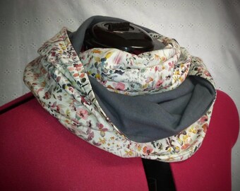 Customizable* Liberty lantana and soft flannel snood