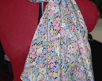 Liberty Thorpe silk crepe scarf or snood
