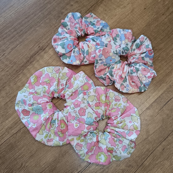 Duo de chouchous scrunchies Liberty petit modèle édition limitée