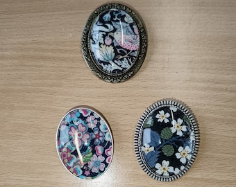 Liberty brooch 3 models to choose from, unique pieces