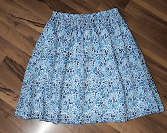 Liberty cotton women's skirt, limited editions, custom-made, print of your choice