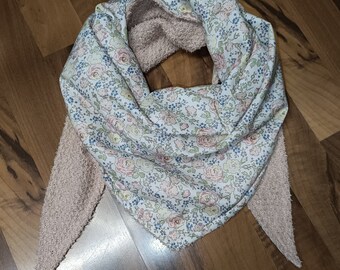 Liberty Félicité children's scarf and fancy sequined knit