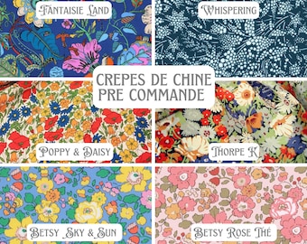 Écharpe crêpe de soie Liberty, nouveaux modèles en pré commande !