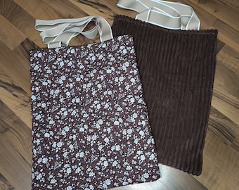 Liberty Capel Pepper poplin and corduroy reversible tote bag