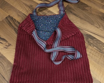 Katie & Millie Liberty poplin and corduroy reversible tote bag