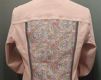 Liberty June Blossom custom denim jacket