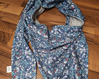 Maxi Liberty lantana strawberry thief scarf and very soft flannel