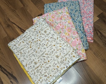 Liberty travel plaid baby blanket