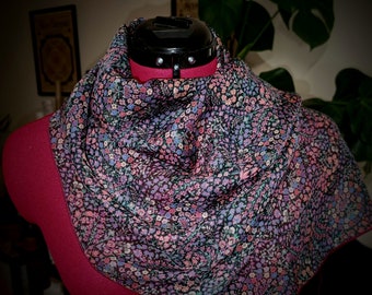 Liberty silk muslin scarf or snood