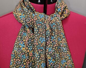 Liberty Cooper Dance spring crepe de chine silk scarf