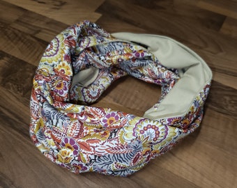 Double Snood Liberty organic Prince Milo et flanelle toute douce