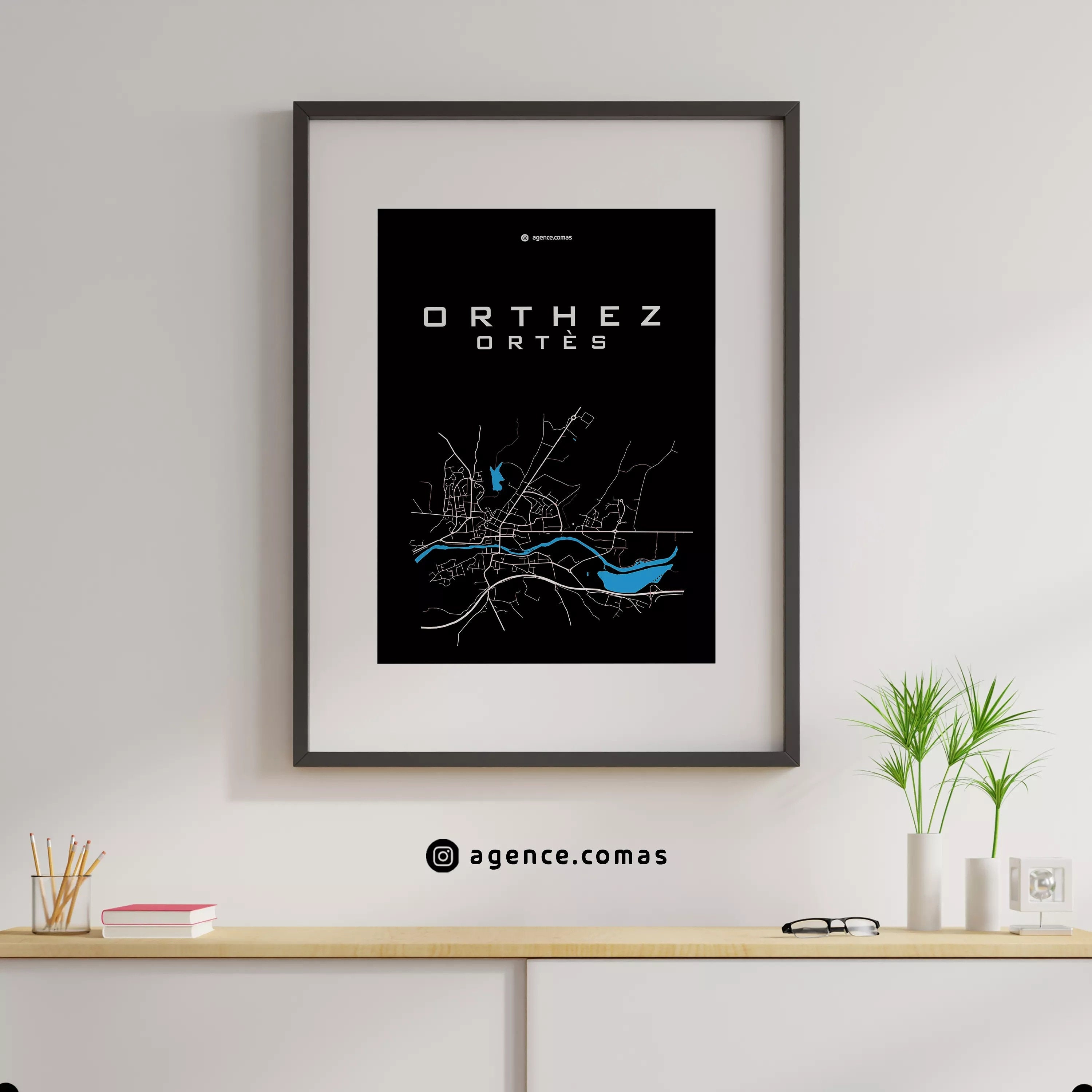 Orthez Graphique Plan