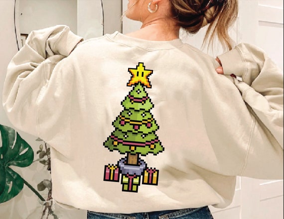 super mario xmas sweater