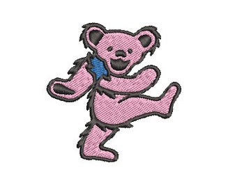 Grateful Dead Bear Embroidery File