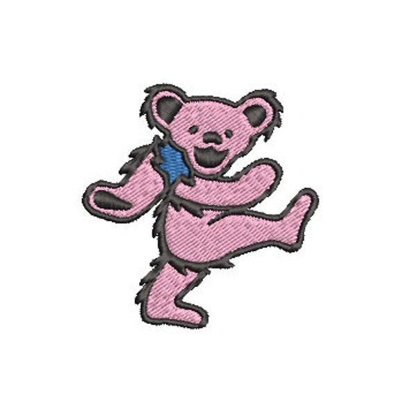 Grateful Dead Bear Embroidery File