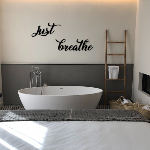 Unique Bathroom Metal Wall Decor Laser Cut Wall Art Just Etsy