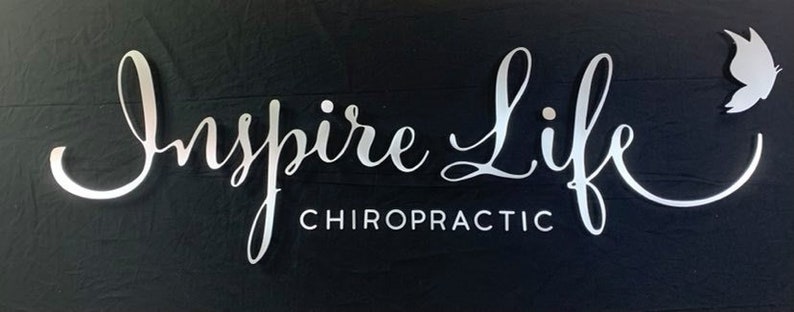 Custom Metal Sign for Chiropractor Chiropractic Metal Office | Etsy