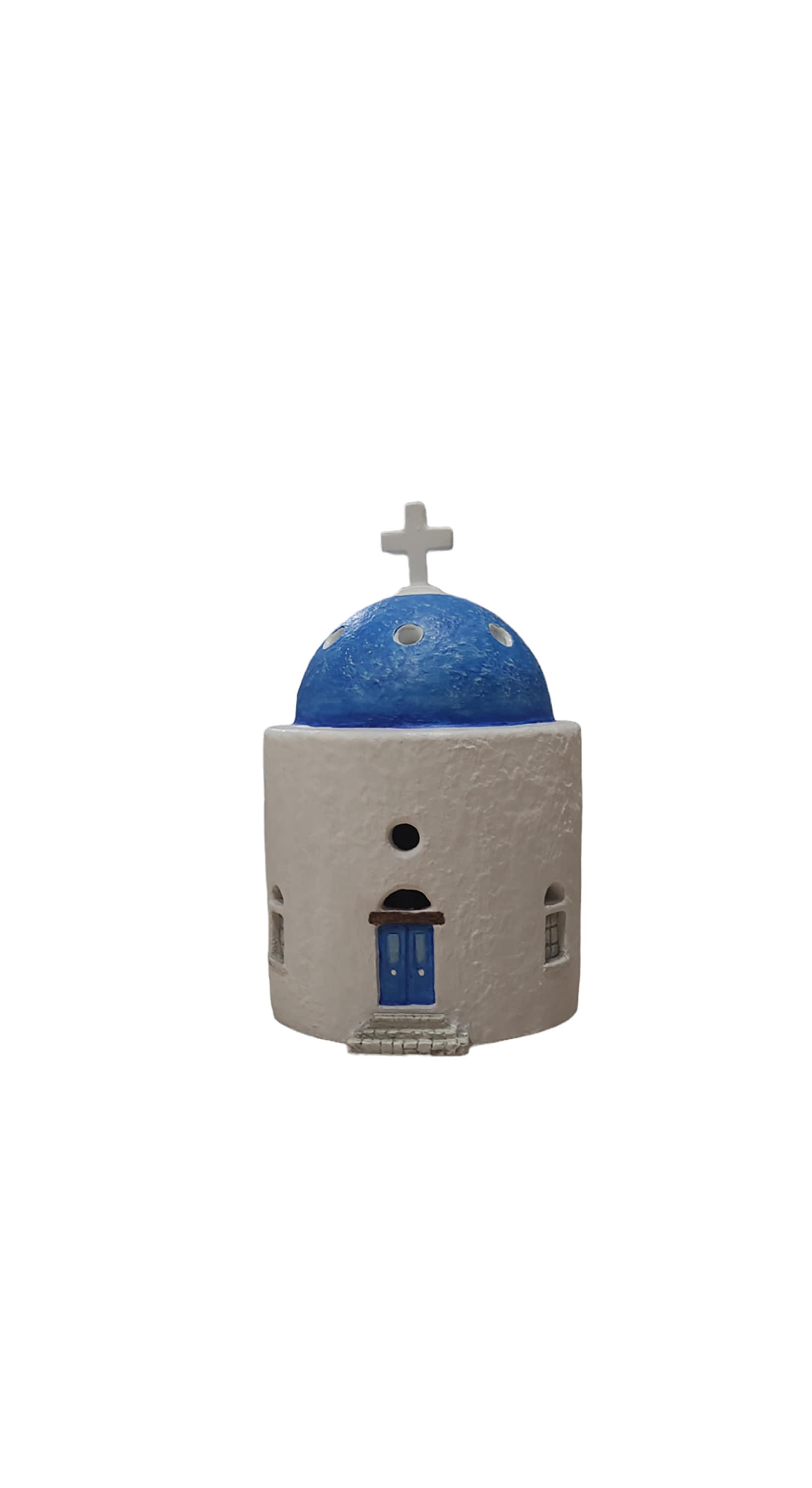 Greek Island Church, Mykonos, Home Gift, Made in Greece, Cretan Souvenirs 15 cm