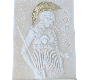 Wall Hanging, Ancient Greek Goddess Athena, Goddess Minerva, Greek Souvenir, Cretan Souvenirs