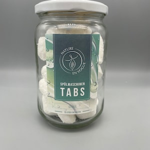 Ecological dishwasher tablets