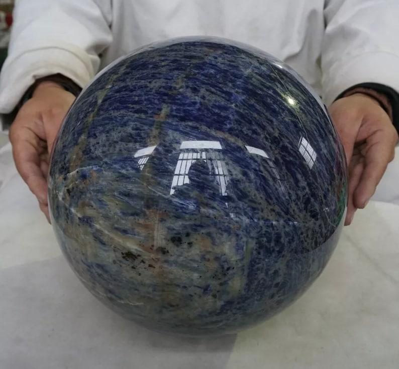 Sodalite sphere Large 65.7LBS TOP GRADE image 5